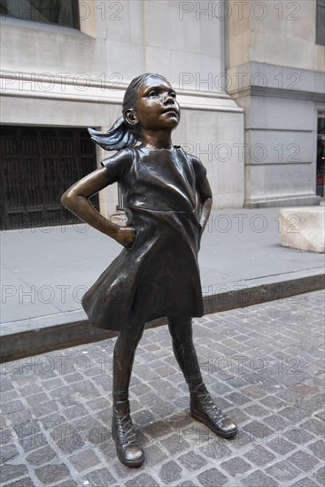 Bronze-Statue Fearless Girl