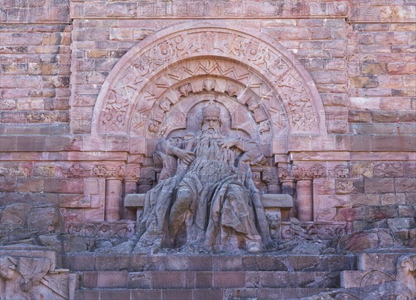 Barbarossadenkmal at the Kyffhaeuser Monument