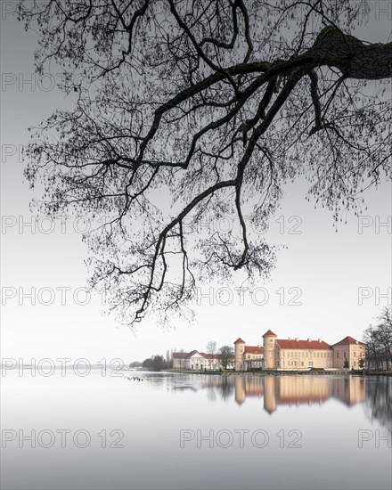 Rheinsberg Castle with perfect reflection