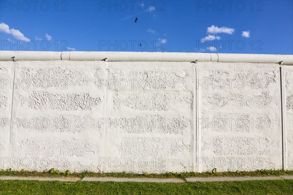 Detail of the wall of the former border fortification of the inner-German border