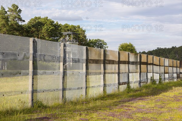 Fence of the former GDR border fortification at the inner-German border