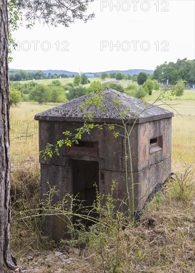 Former GDR border fortification at the inner-German border