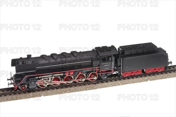 Maerklin H0 freight train unit steam locomotive