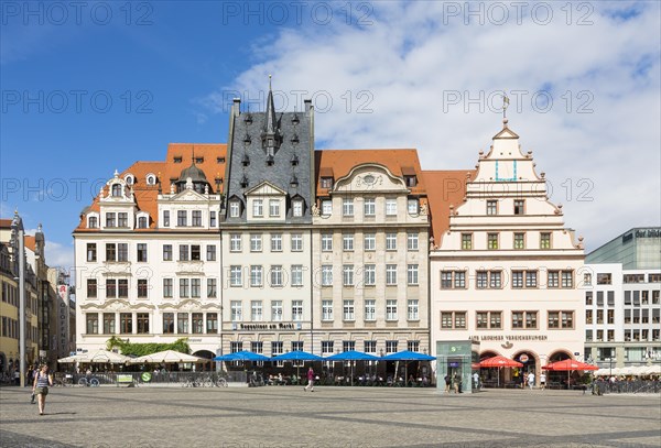 Historic houses at the market