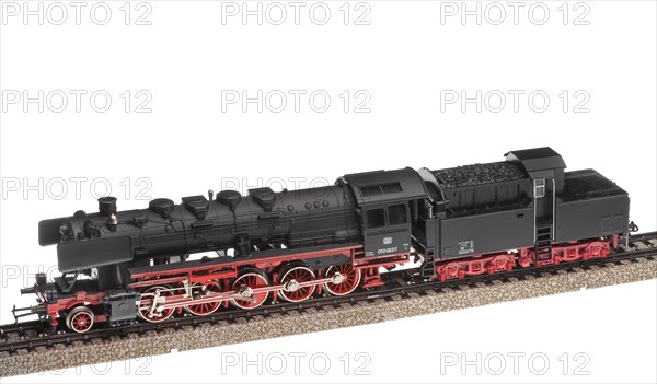 Maerklin H0 Freight train with steam locomotive