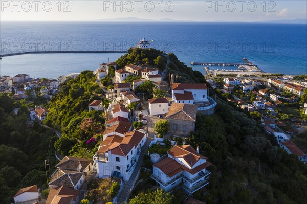 Aerial of Agia Triada church