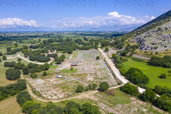 Aerial of the Unesco world heritage site Philippi