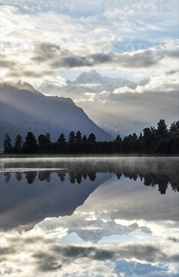 View of Mount Cook in morning light