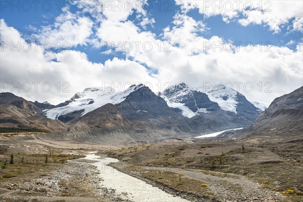 View of glacier and mountains Boundary Peak