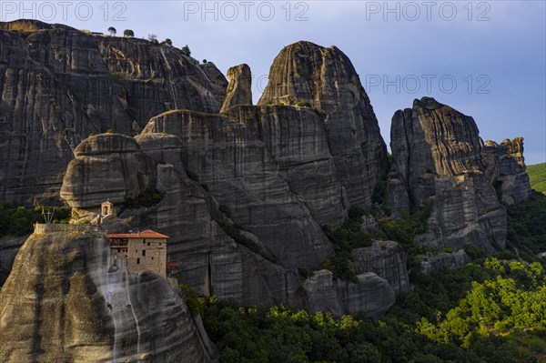 Anapavsas Monastery at sunset