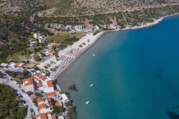 Aerial of Psili Ammos beach