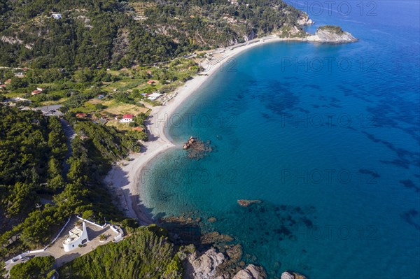 Little church on top o Potami beach