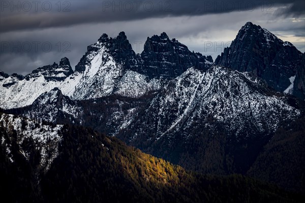 Snowy peaks of the Civetta Group