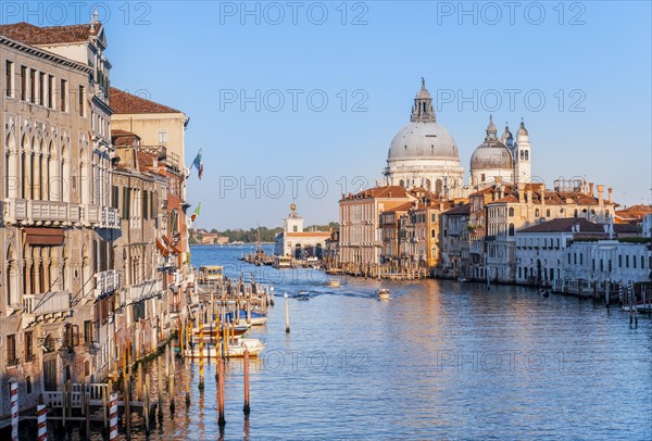 View from the Ponte dell'Accademia to the Grand Canal and the Basilica of Santa Maria della Salute