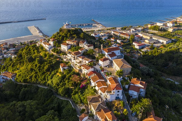 Aerial of Agia Triada church