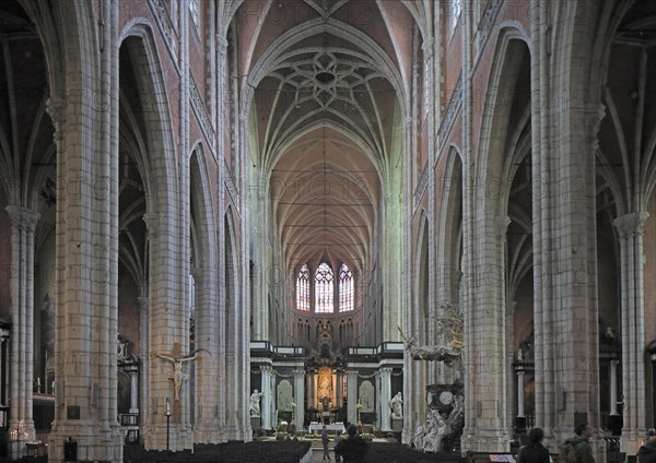 Nave of St Bavo Sint Baafs Cathedral