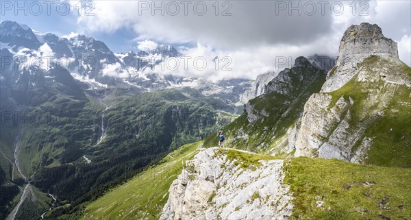 Hiker on the Tanzboden