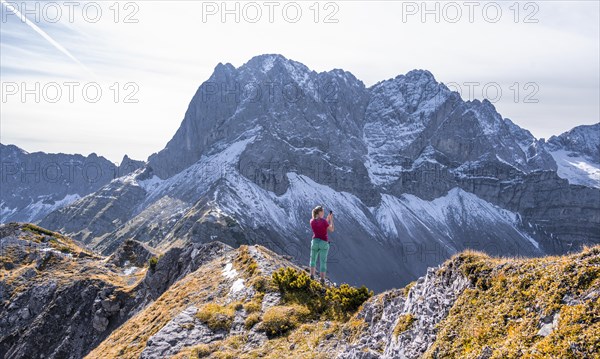 Hiker in the mountains