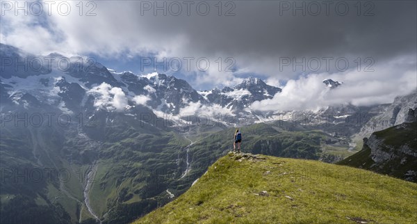 Hiker on the Tanzboden