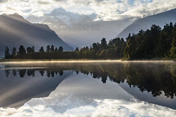 View of Mount Cook in morning light