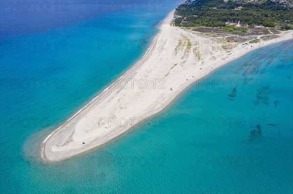 Aerial of Possidi beach