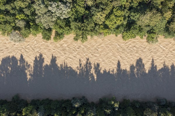 Isar at high water from above