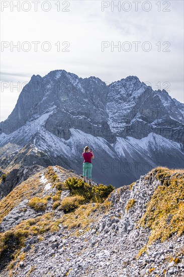 Hiker in the mountains