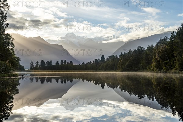 View of Mount Cook in morning light