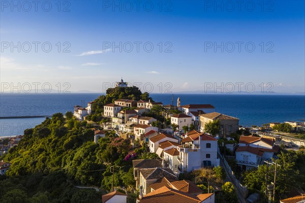 Aerial of Agia Triada church