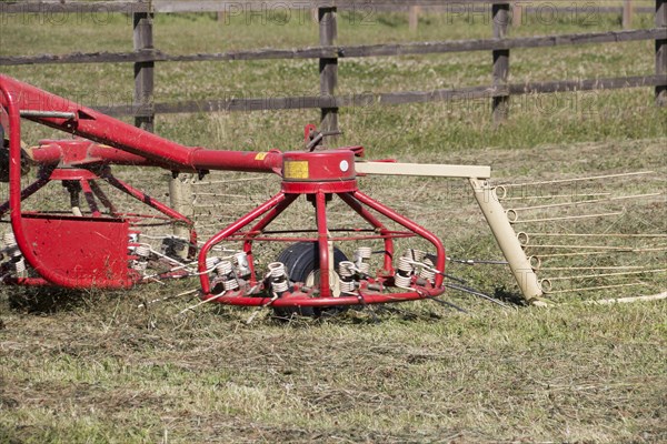 Turning hay