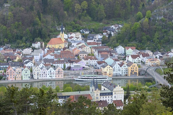 View of Riedenburg at the Main-Danube-Canal