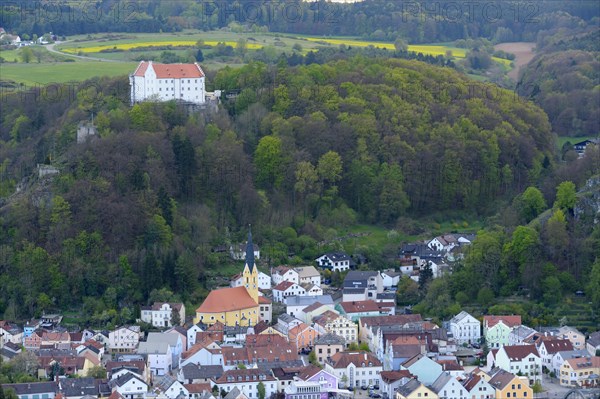 View of Riedenburg at the Main-Danube-Canal