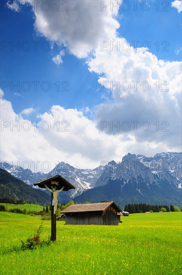 Cross in the Werdenfels country