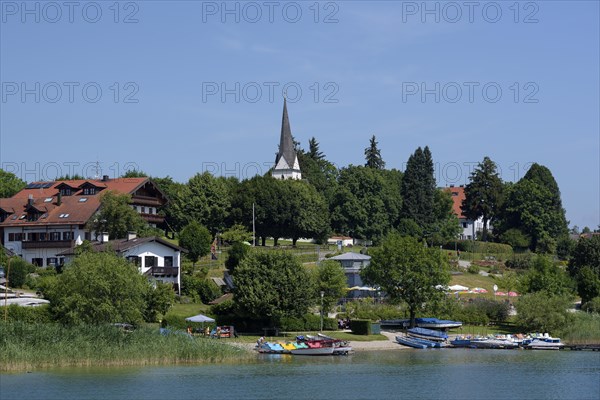 View of Gstadt from the boat