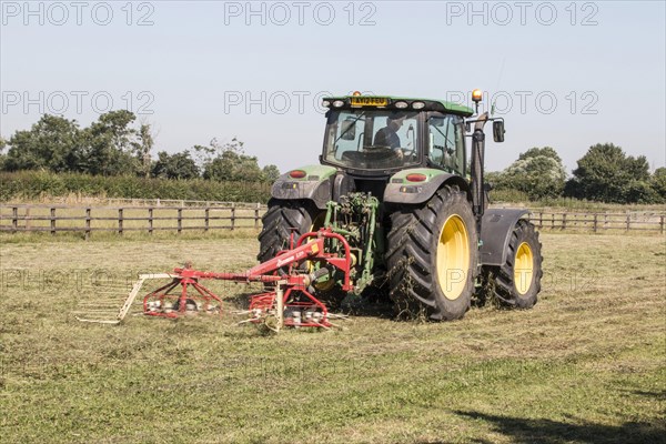 Turning hay