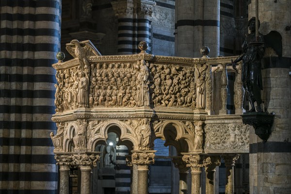 Marble pulpit