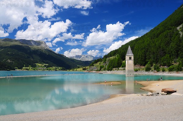 Former church of the municipality of Reschen am See