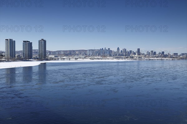 High-rise buildings on the Saint Lawrence River