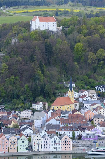 View of Riedenburg at the Main-Danube-Canal