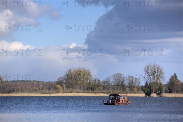 Houseboat on the Woblitzsee