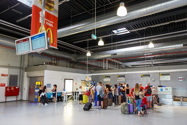 Terminal of Frankfurt cock Airport