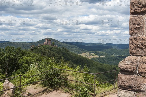 Medieval rock castle