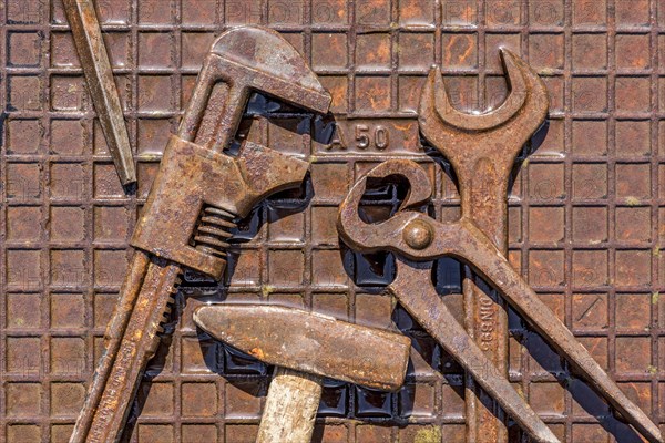 Old tool with Englishman