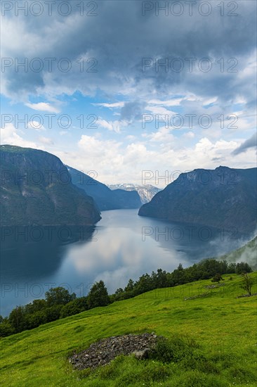 Overlook over Aurlandsfjord