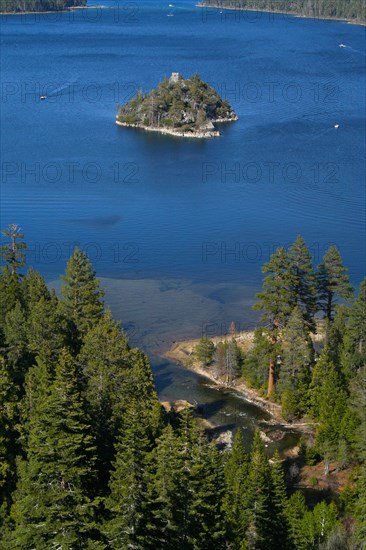 This is beautiful emerald bay in lake tahoe