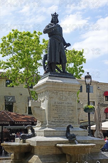 Statue of Louis the Saint on the Place Saint Louis