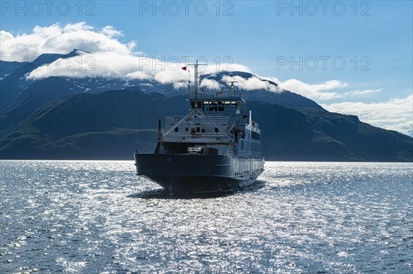 Ferry in Lyngenfjord