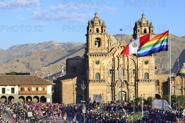 Parade on the eve of Inti Raymi