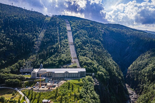 Aerial of the Hydroelectric power station