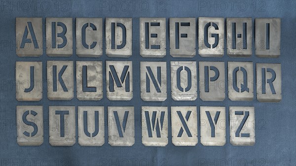 Letter stencils